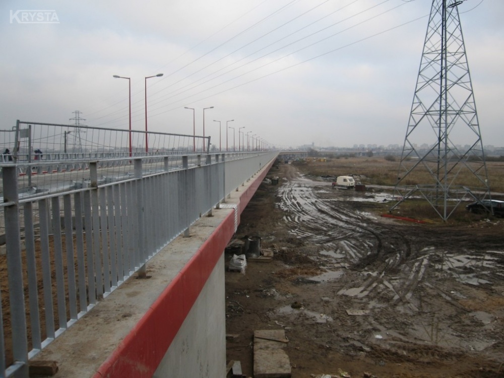 Konin 2400mb balustrad na przeprawę przez rzekę Wartę.